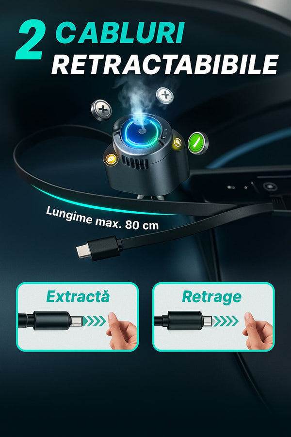 Încărcător Auto 5-în-1 Premium